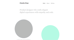 Desktop Screenshot of charliechao.com